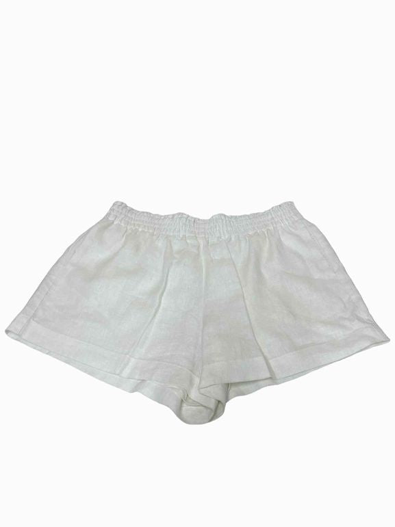 REFORMATION MILA 100% LINEN PULL ON SHORTS SIZE: M