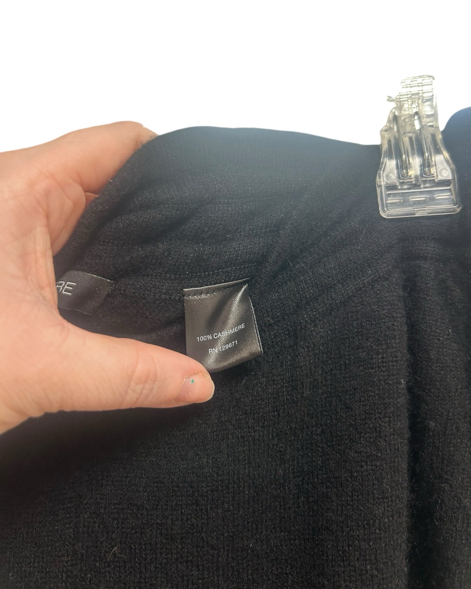 NAKED CASHMERE 100% CASHMERE BLACK WIDE LEG PULL ON PANTS SIZE XS