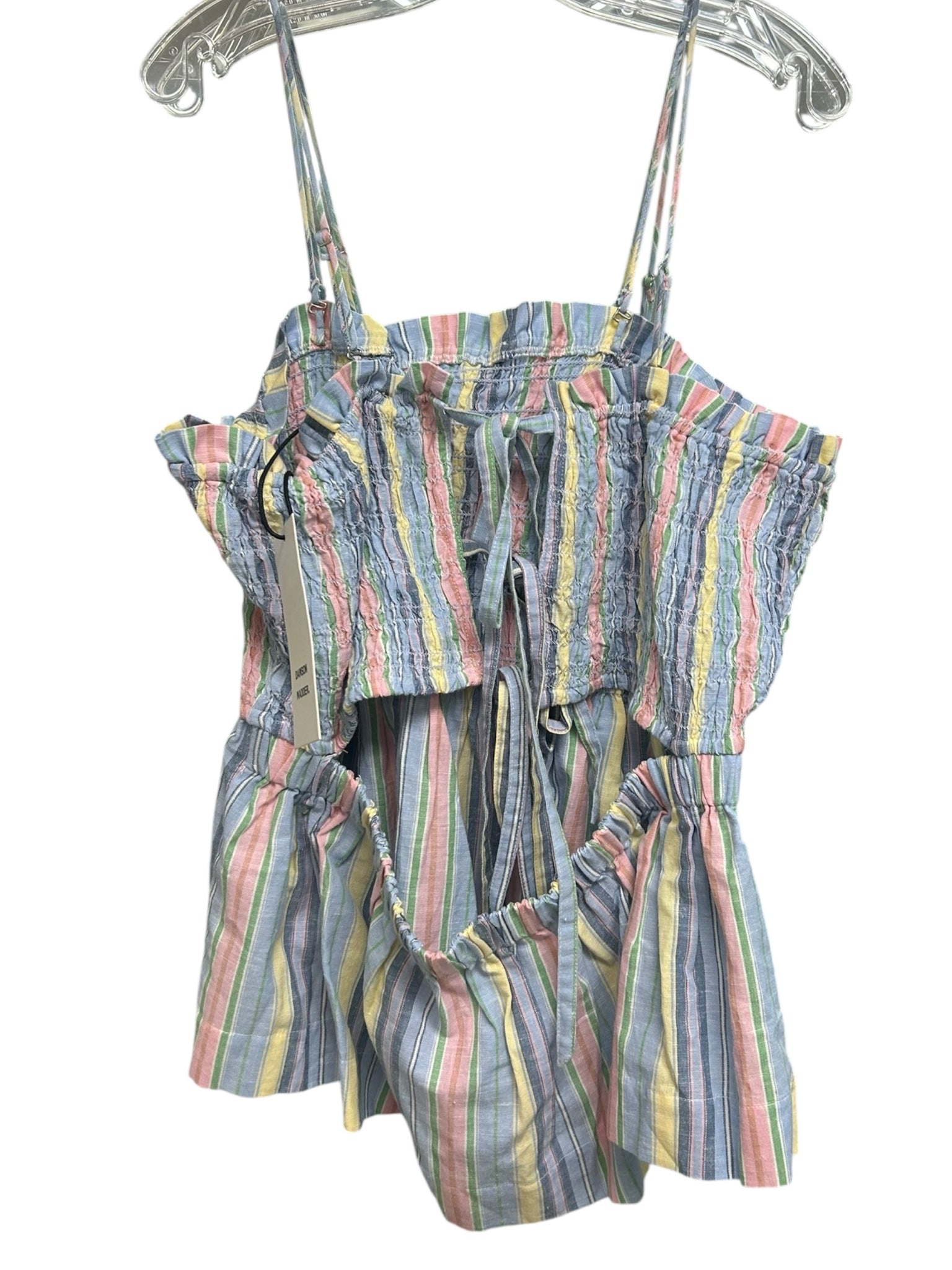 NWT DAMSON MADDER HOPE COTTON STRIPED SMOCKED TANK TOP SIZE UK 20 US 16 - WEARHOUSE  CONSIGNMENT