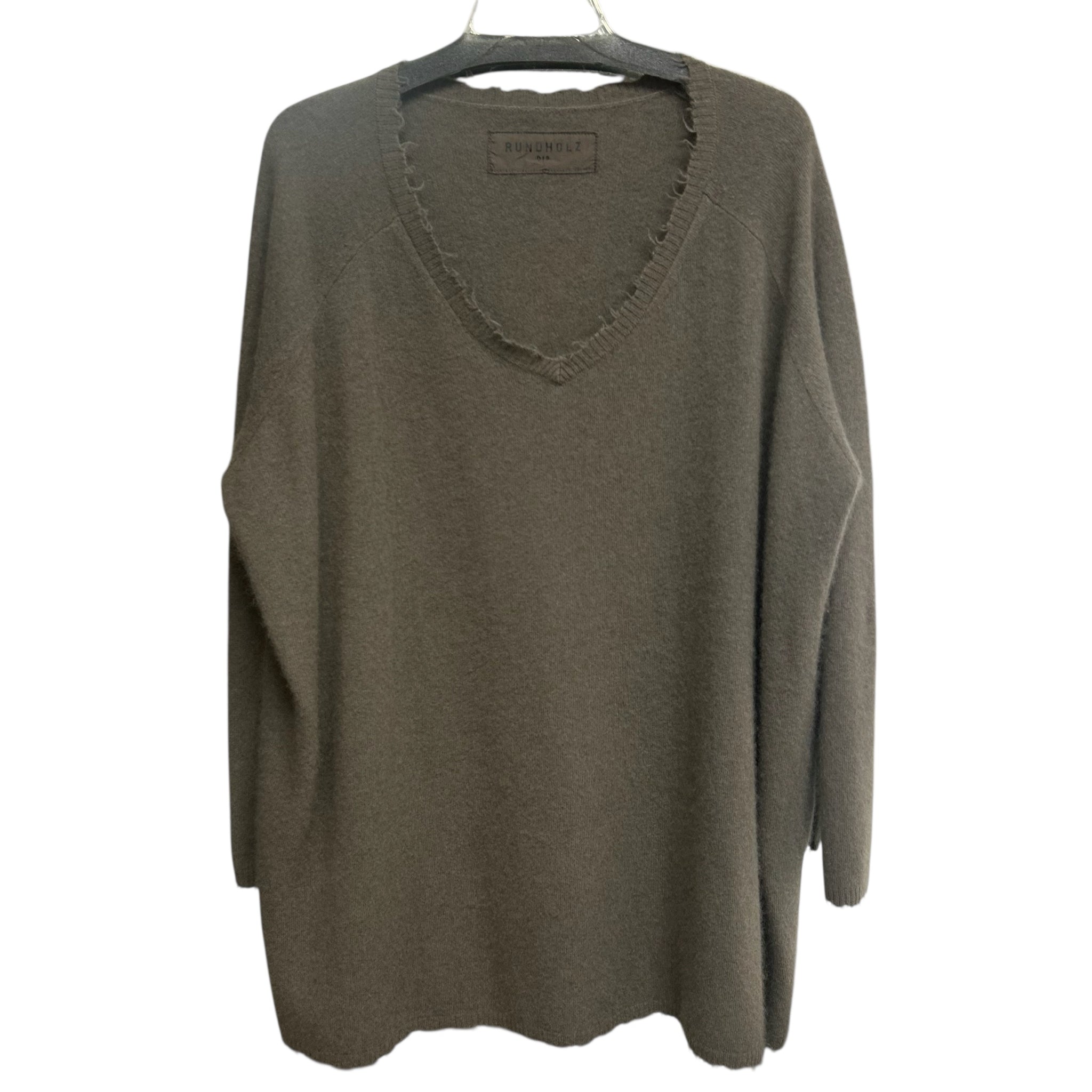 RUNDHOLZ DIP WOOL BLEND OVERSIZED RELAXED TUNIC SWEATER SIZE MEDIUM