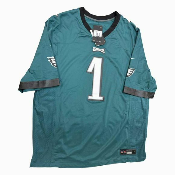 NIKE NWT! NFL LICENSED JALEN HURTS EAGLES GREEN JERSEY TOP SIZE XXL