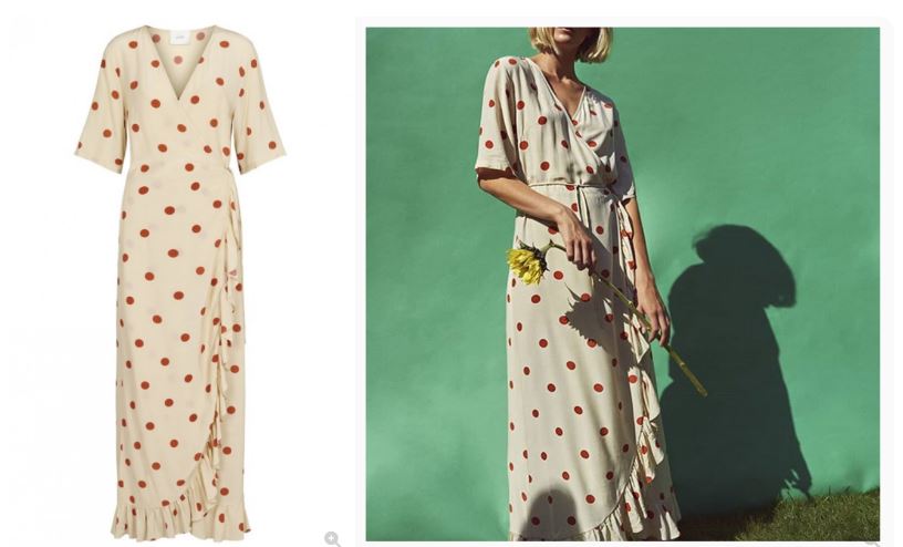ANTHROPOLOGIE JUST FEMALE ADELIA WRAP DRESS SIZE: XS