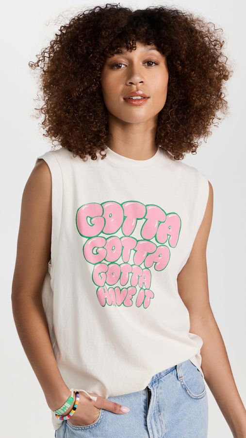 RE/DONE OVERSIZED MUSCLE TANK GOTTA HAVE IT SIZEE: S