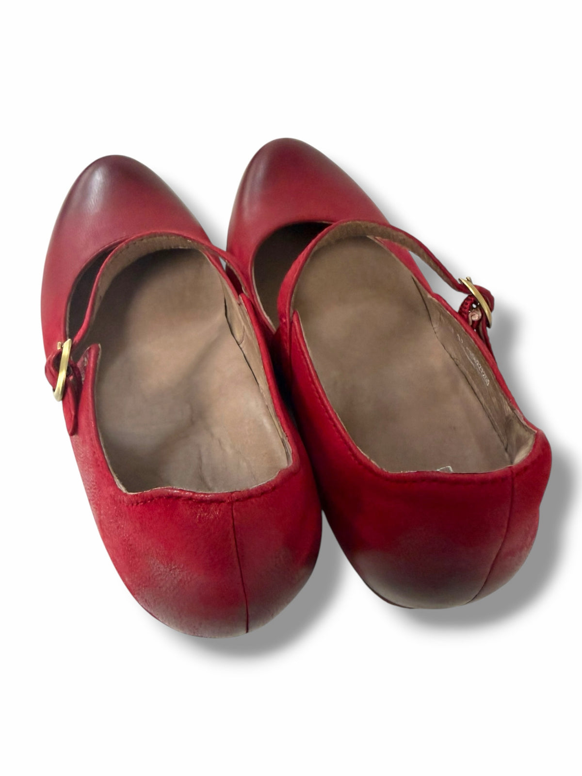 WOMEN'S DANSKO LORALIE BURNISHED NUBUCK LEATHER MARY JANES SIZE 37