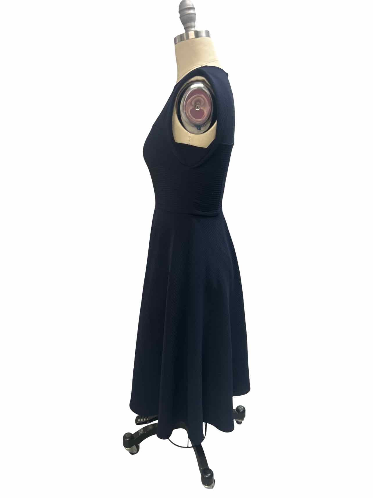 HOBBS GILLIAN RIBBED DRESS SIZE: 4