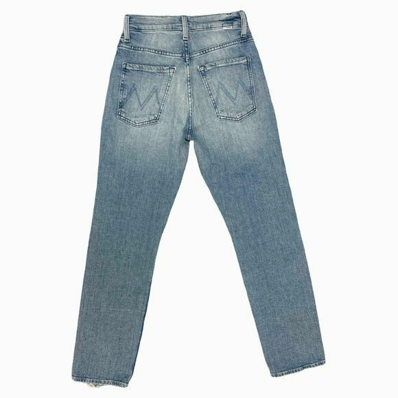 MOTHER HIGH WAISTED HIKER HOVER DENIM IN HERBAL REMEDY SIZE 23