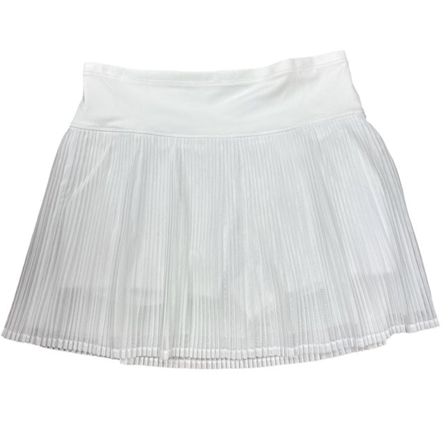 NWT IKBUL ACCORDIAN MESH PLEAT SKORT 18"  TENNIS PICKLEBALL LARGE