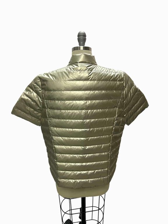 LULU B  PUFFER DUCK DOWN SNAP FRONT SIZE: L