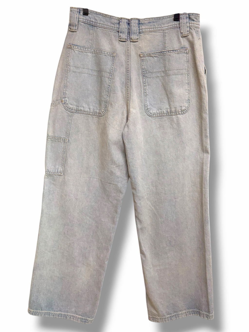 WE THE FREE HAYWIRE HI RISE WIDE LEG MINERAL WASHED JEANS SIZE 29