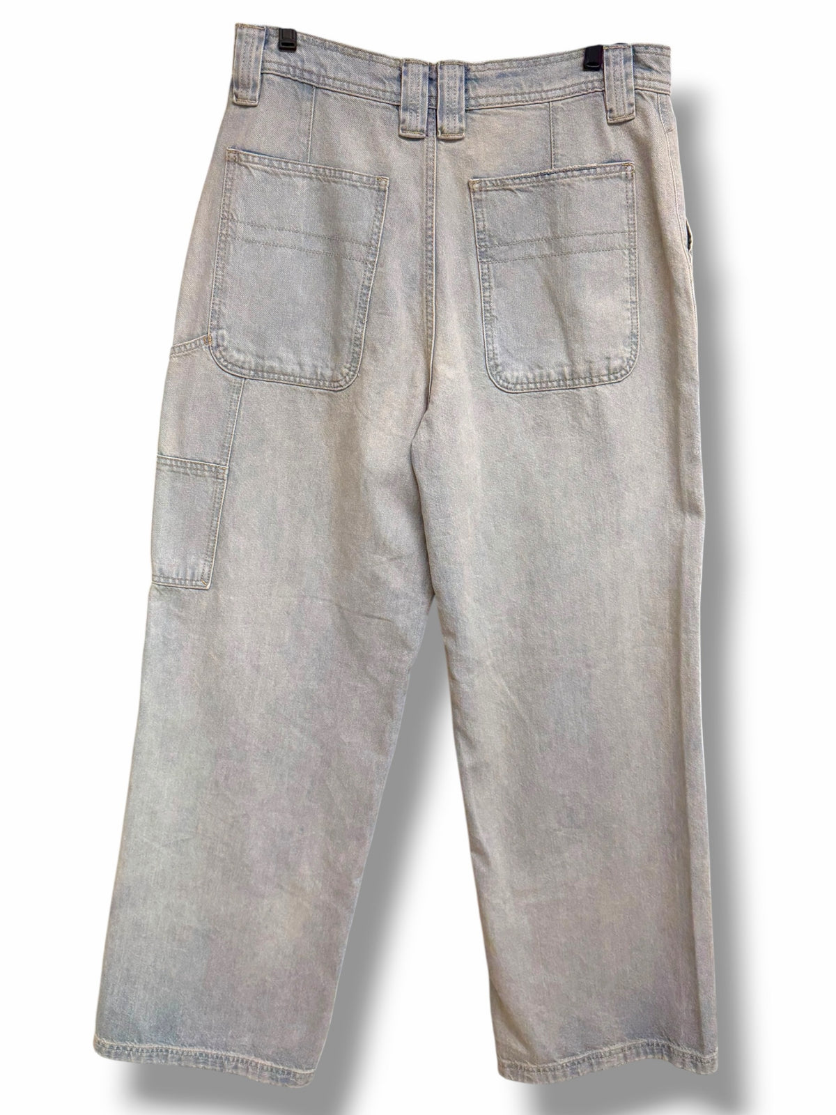WE THE FREE HAYWIRE HI RISE WIDE LEG MINERAL WASHED JEANS SIZE 29