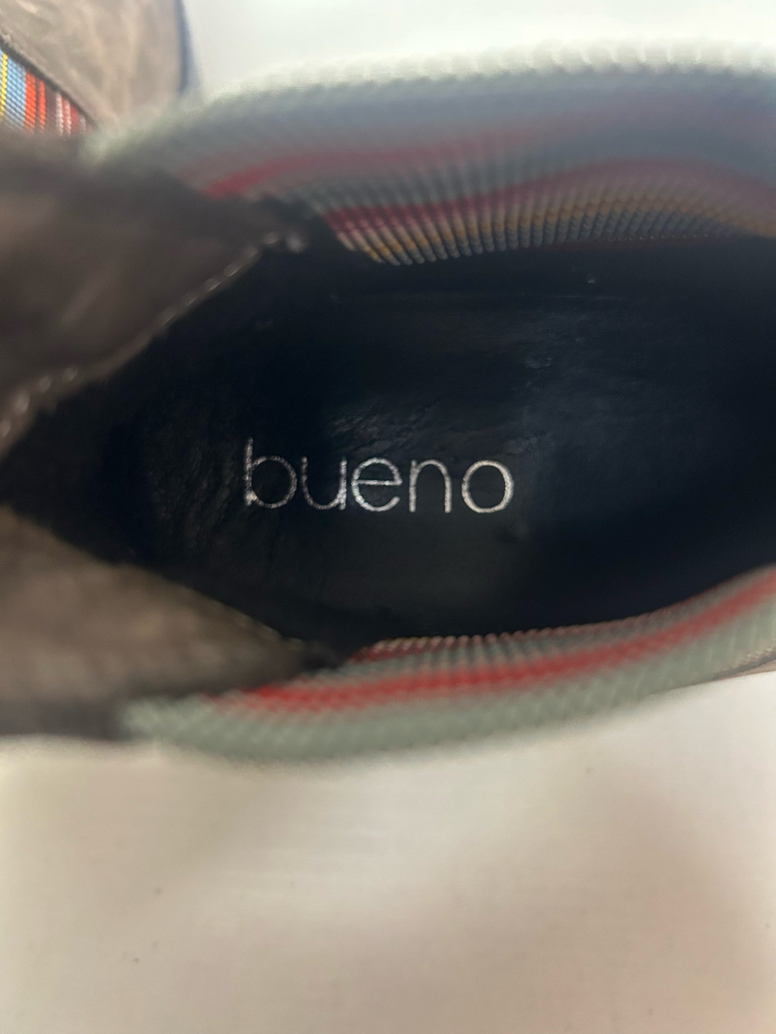 BUENO FLORIDA CHELSEA BOOTS MULTI-COLOR WITH STRIPED ELASTIC SIZE 41