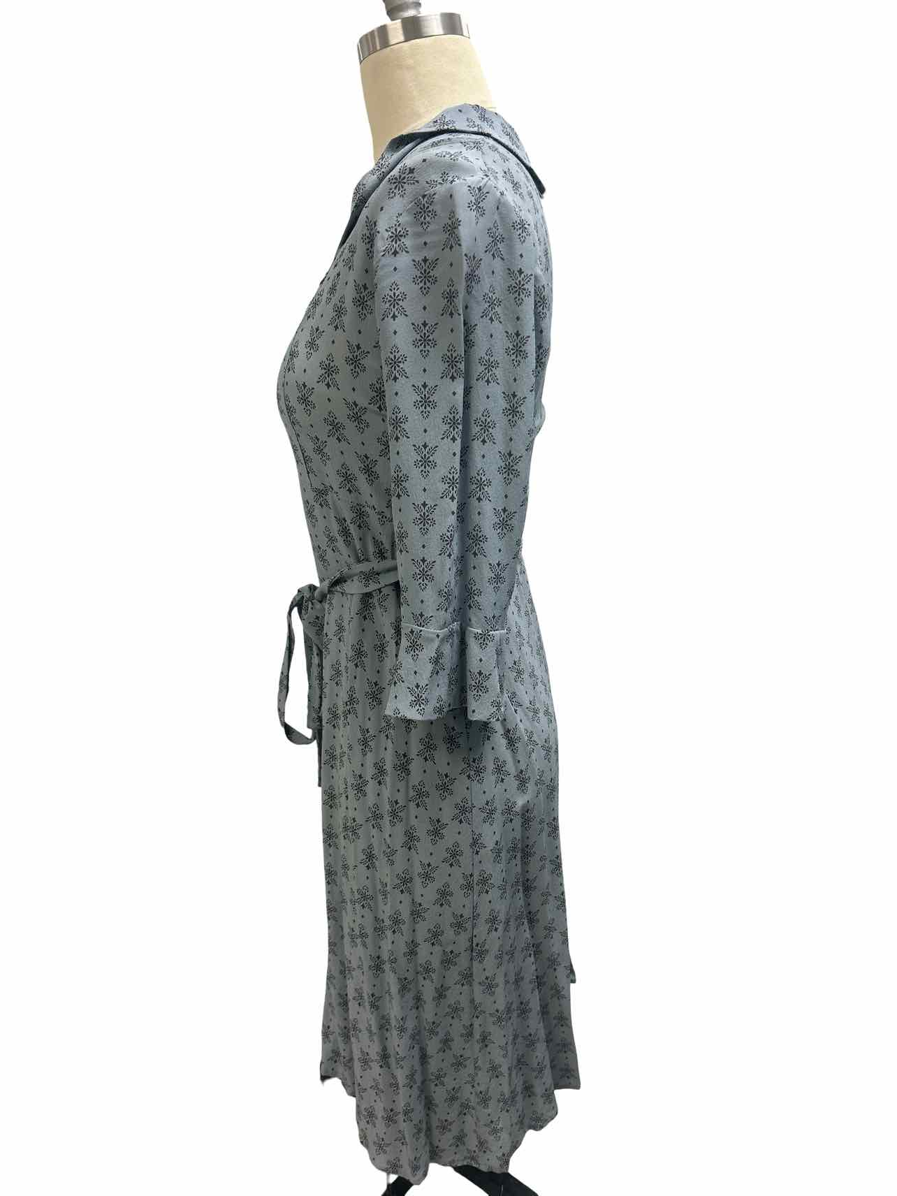 SULA MINIMALIST SILK 3/4 SLV DRESS SIZE: XS