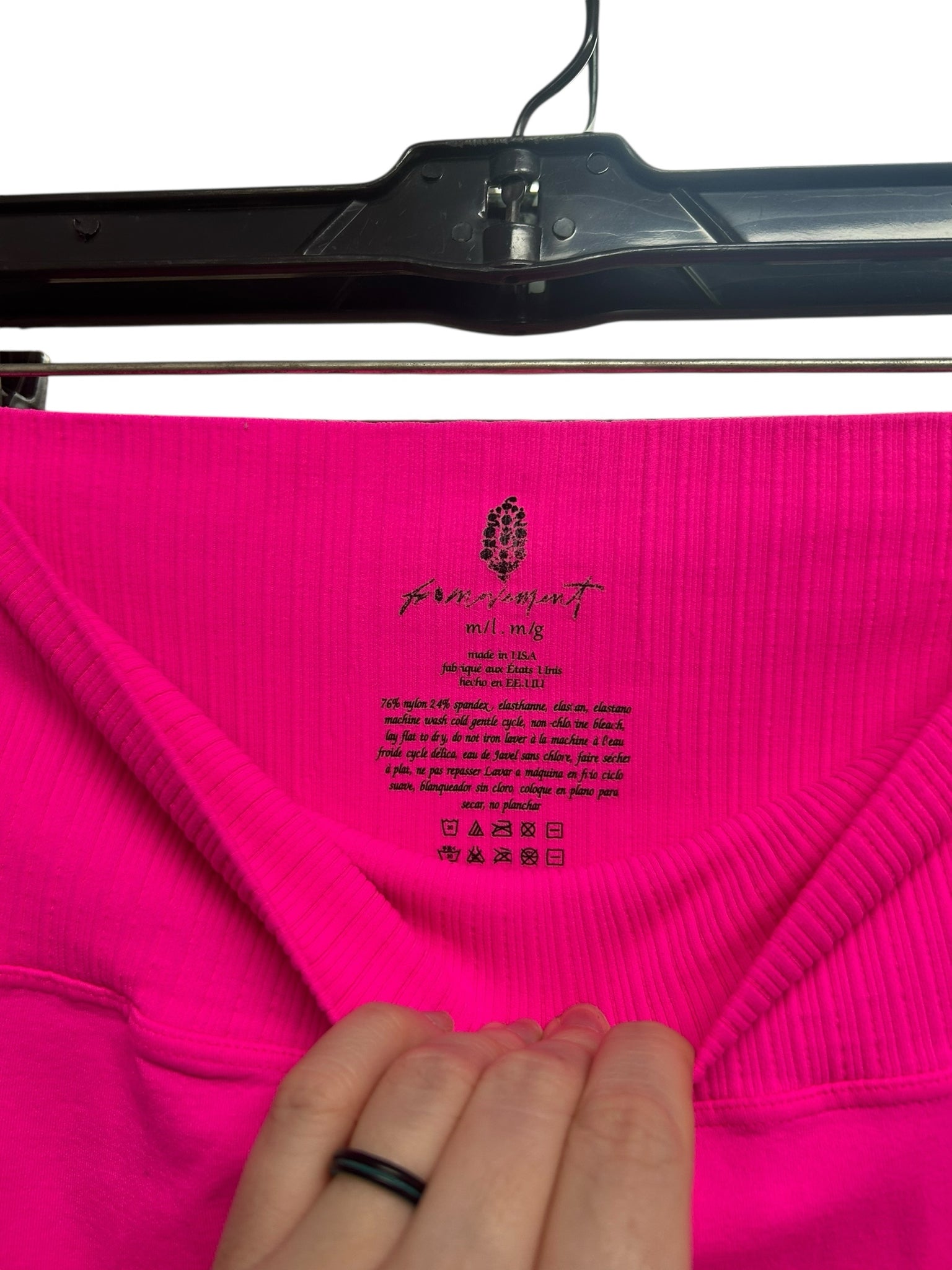 FP MOVEMENT GOOD KARMA HIGH WAISTED SEAMLESS 7/8 LEGGINGS SIZE M/L