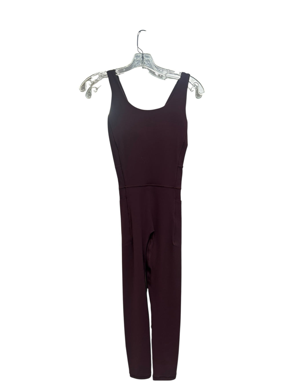 ATHLETA MAROON SALUTATION SLEEVELESS BODYSUIT SIZE XS
