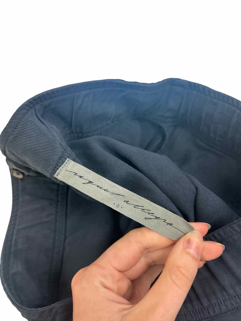 RAQUEL ALLEGRA THE WORK SKIRT IN MIDNIGHT BLUE SIZE: 0