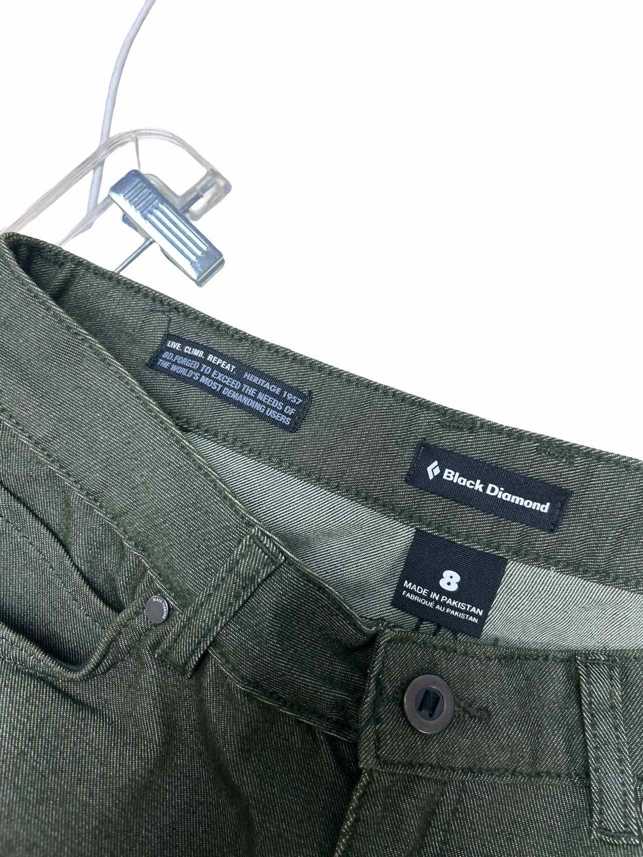 BLACK DIAMOND  EQUIP. ZONE DENIM PANT SIZE: 8