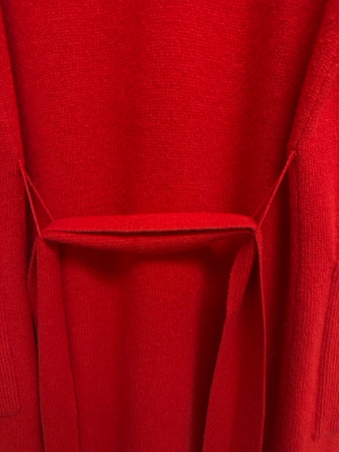 BONWIT TELLER VINTAGE  LAMBSWOOL ANGORA BELTED DUSTER CARDIGAN LOOOOONG M/L