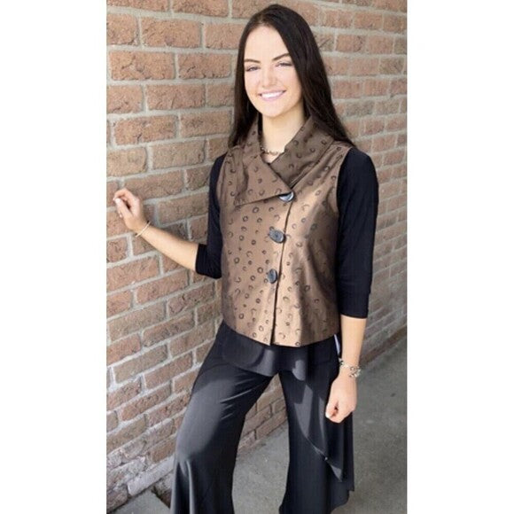 LIV BY HABITAT CLOTHES  LANGENLOOK VEST JACKET SIZE: S
