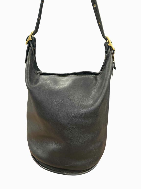 COACH 9085 VINTAGE BLACK DUFFLE BUCKET BAG