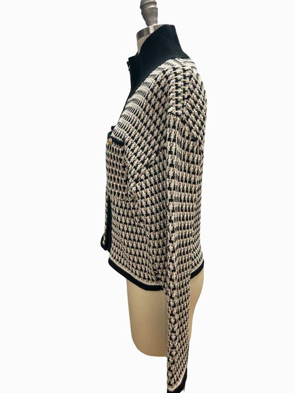 JCREW NWT JACQUARD SWEATER JACKET SIZE: M