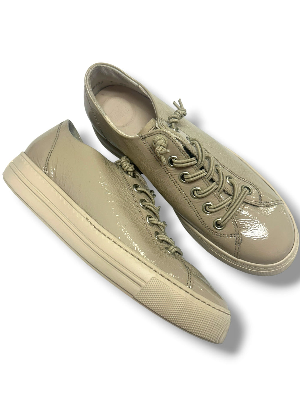 PAUL GREEN HADLEY PATENT LEATHER TRAINER SNEAKERS SIZE 5 US 7