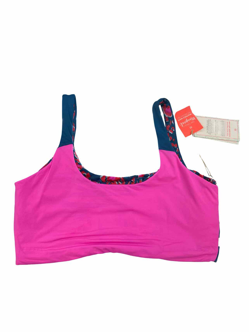 MAGII NWT REVERSIBLE SWIM TOP TEAL SIZE: M