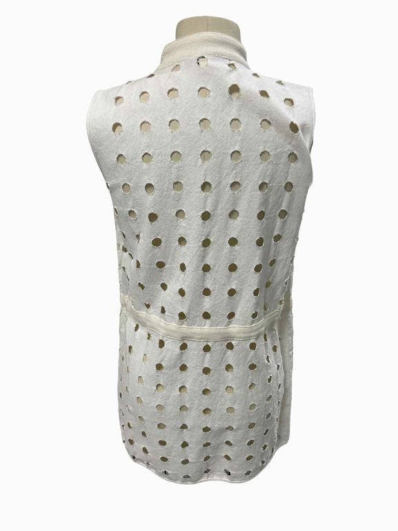 THE ART OF STYLE LAGENLOOK LINEN/COTTON ZIP CINCH WAIST SIZE: XS