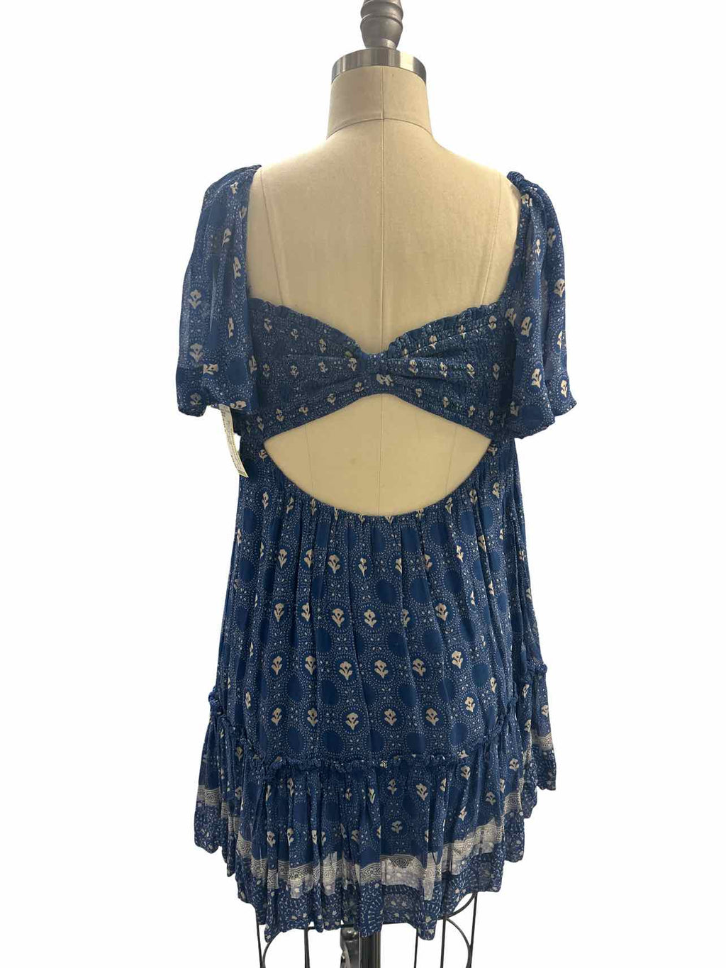 ANTHROPOLOGIE MAEVE SMOCKED MINI DRESS SIZE: S