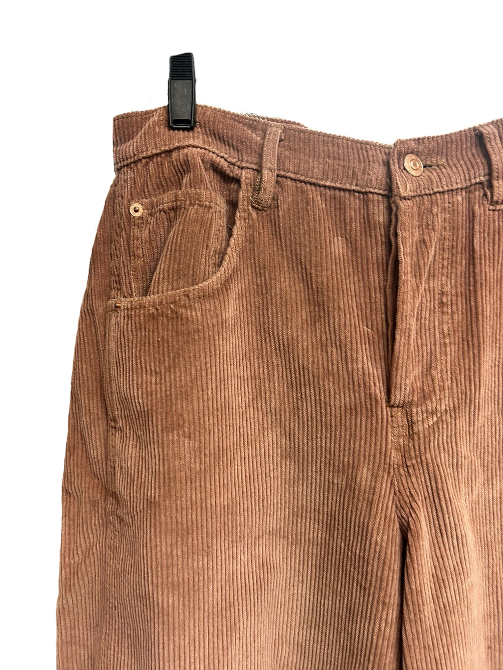 NWT WE THE FREE GOOD LUCK CORDUROY BARREL PANTS GINGER ROOT SIZE 29