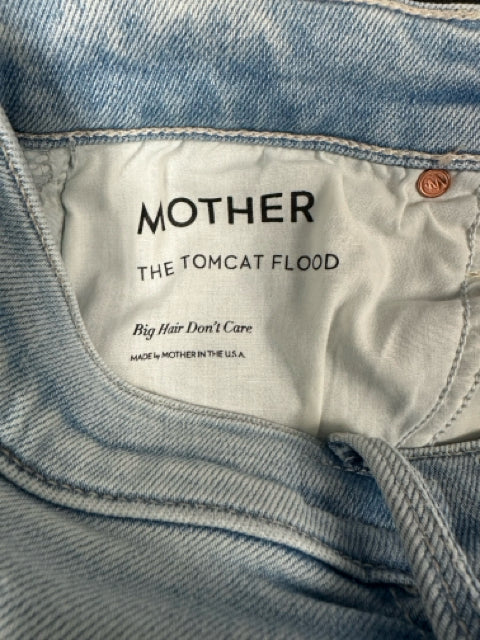 MOTHER JEANS THE TOMCAT FLOOD IN BIG HAIR SIZE 25 - WEARHOUSE  CONSIGNMENT