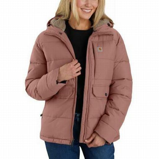 CARHARTT WOMEN'S MONTANA RAIN DEFENDER INSULATED RELAXED JACKET NUTMEG SIZE 3X