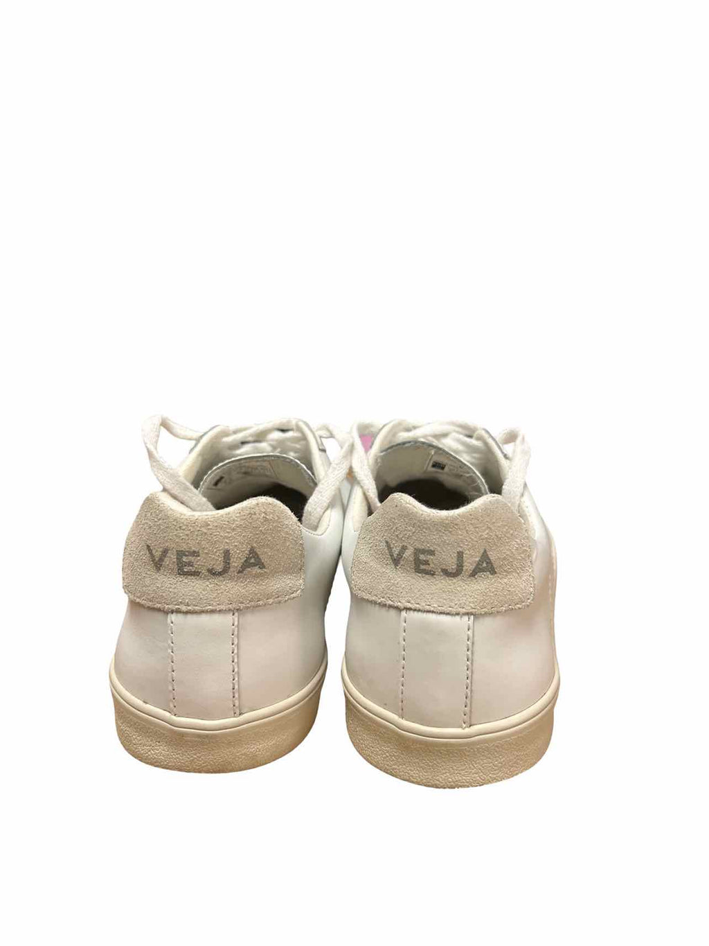 VEJA ESPLAR LEATHER LOGO SNEAKERS SIZE: 8