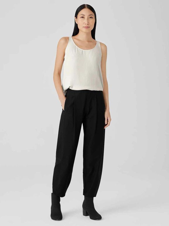 EILEEN FISHER WASHABLE STRETCH CREPE PULL-ON SIZE: XL