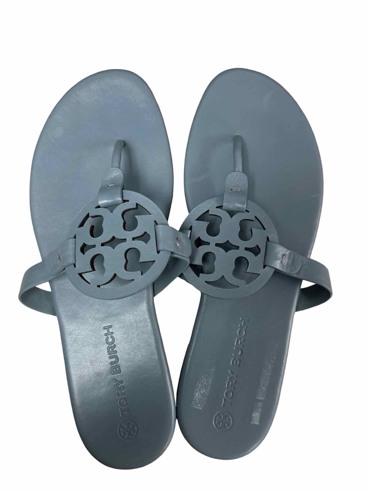 TORY BURCH LEATHER MILLER SANDAL SIZE: 11