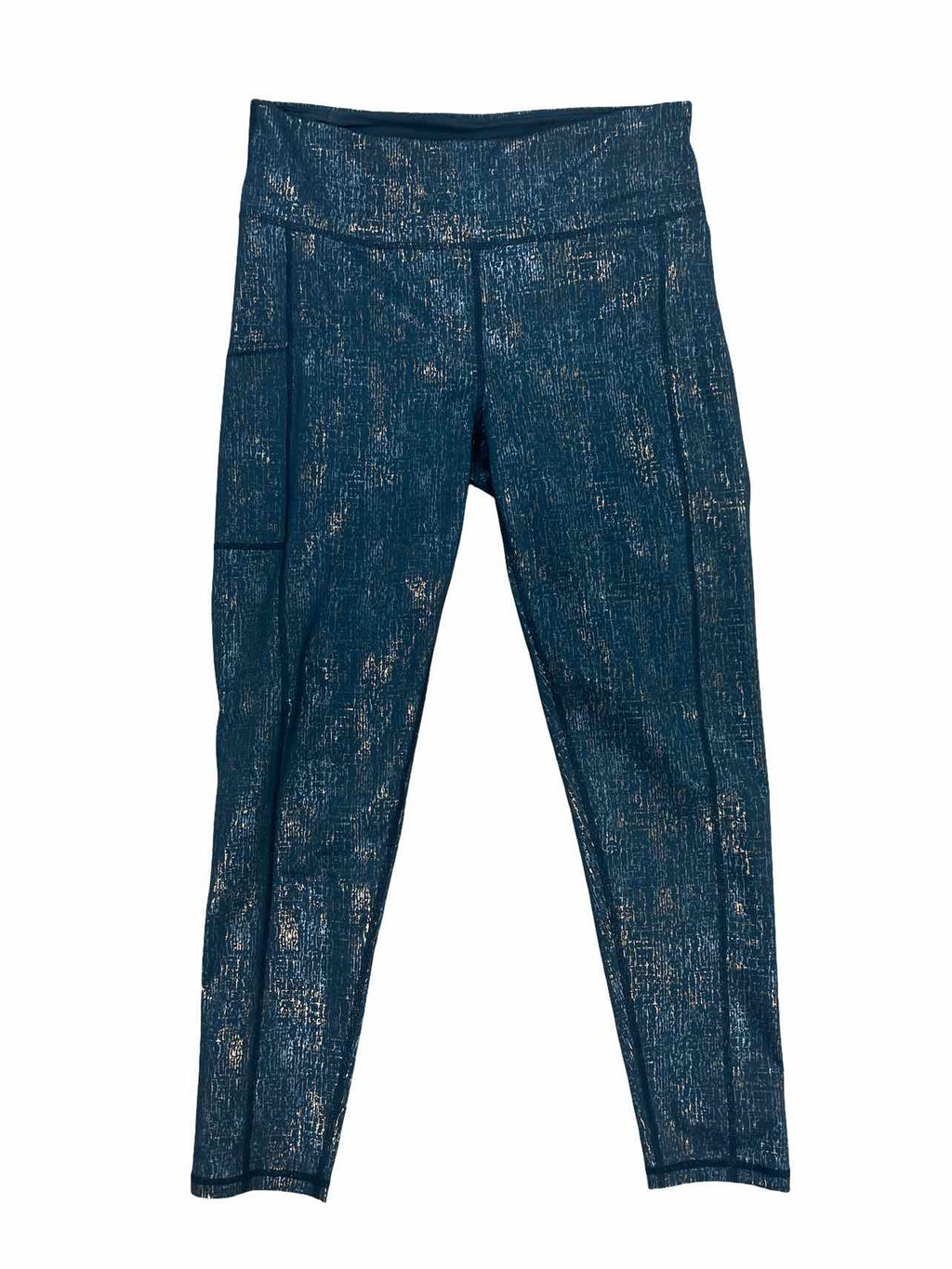 LILLY PULITZER LUXLETIC CORSO METALLIC SHIMMER LEGGING SIZE: L