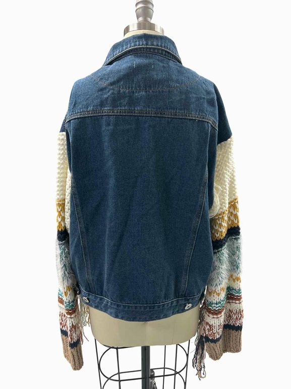 ANTHROPOLOGIE POL SUKIE CROCHET SLV JACKET SIZE: XL