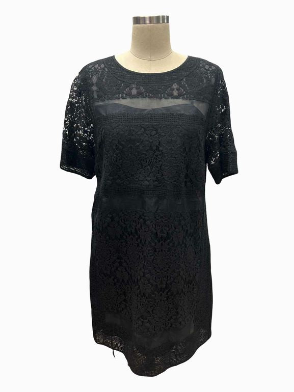 REBECCA TAYLOR NWT! RUNWAY LACE ORGANZA DRESS SIZE: 10