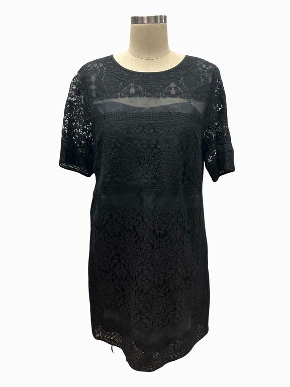 REBECCA TAYLOR NWT! RUNWAY LACE ORGANZA DRESS SIZE: 10