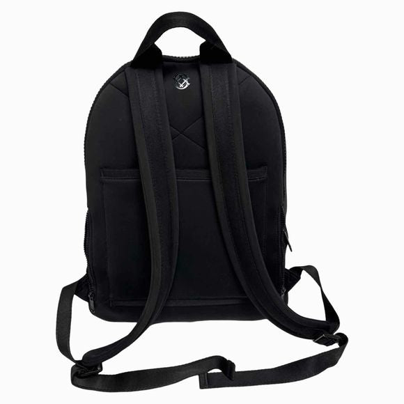 DAGNE DOVER LARGE DAKOTA NEOPRENE BLACK BACKPACK