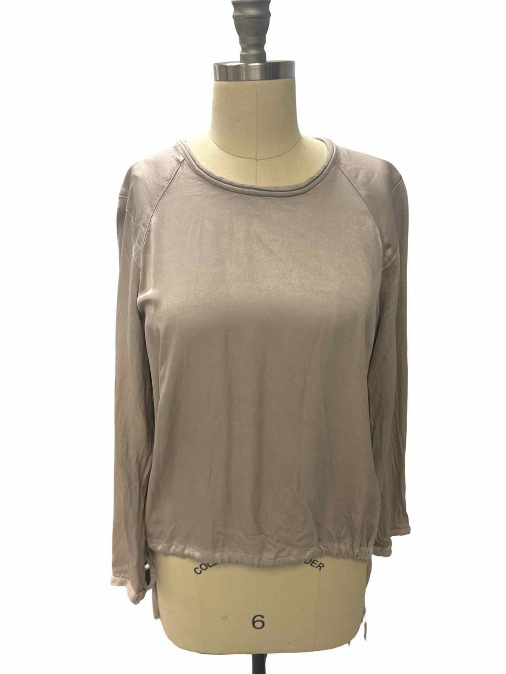 RAQUEL ALLEGRA SATIN DRAWSTRING TOP SIZE: 0