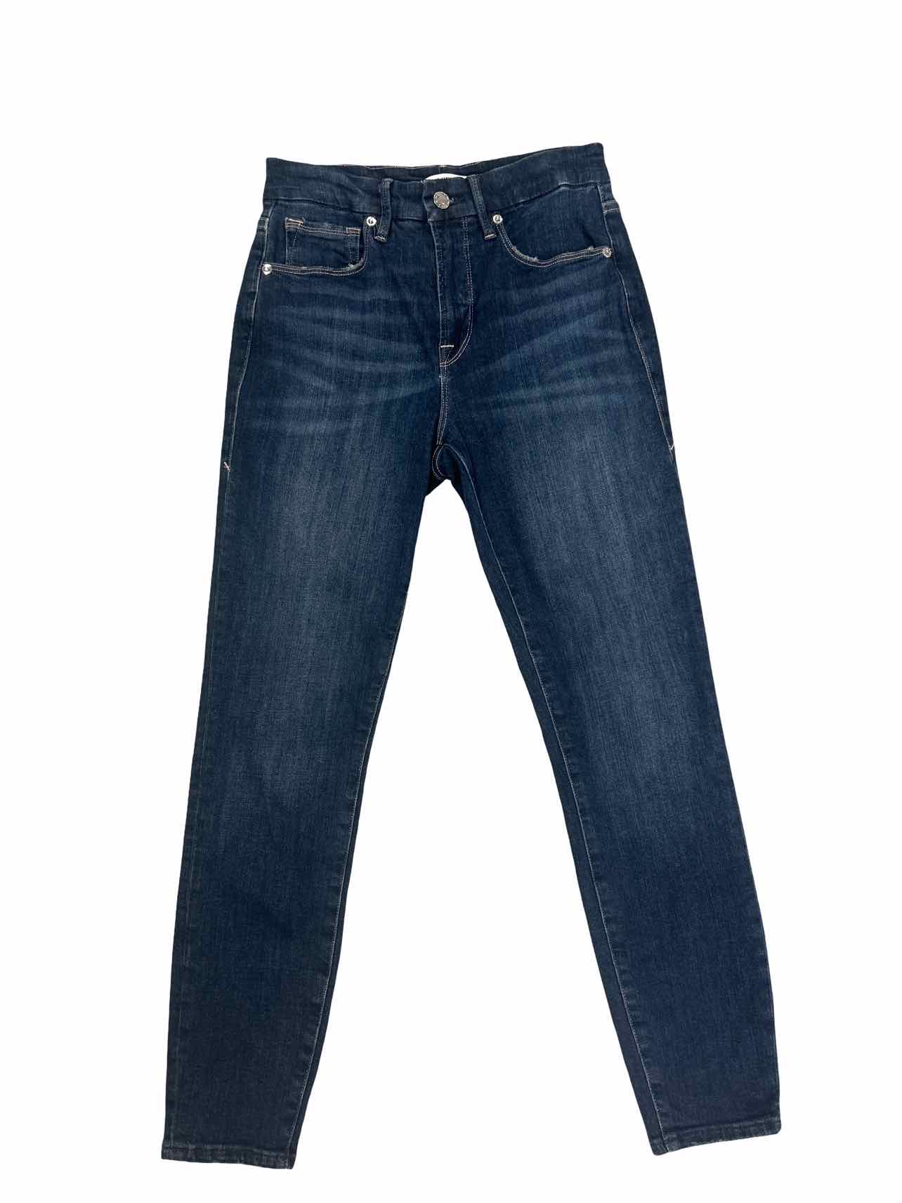 GOOD AMERICAN GOOD LEGS CROP HIGH RISE SKINNY JEAN B260 SIZE: 6