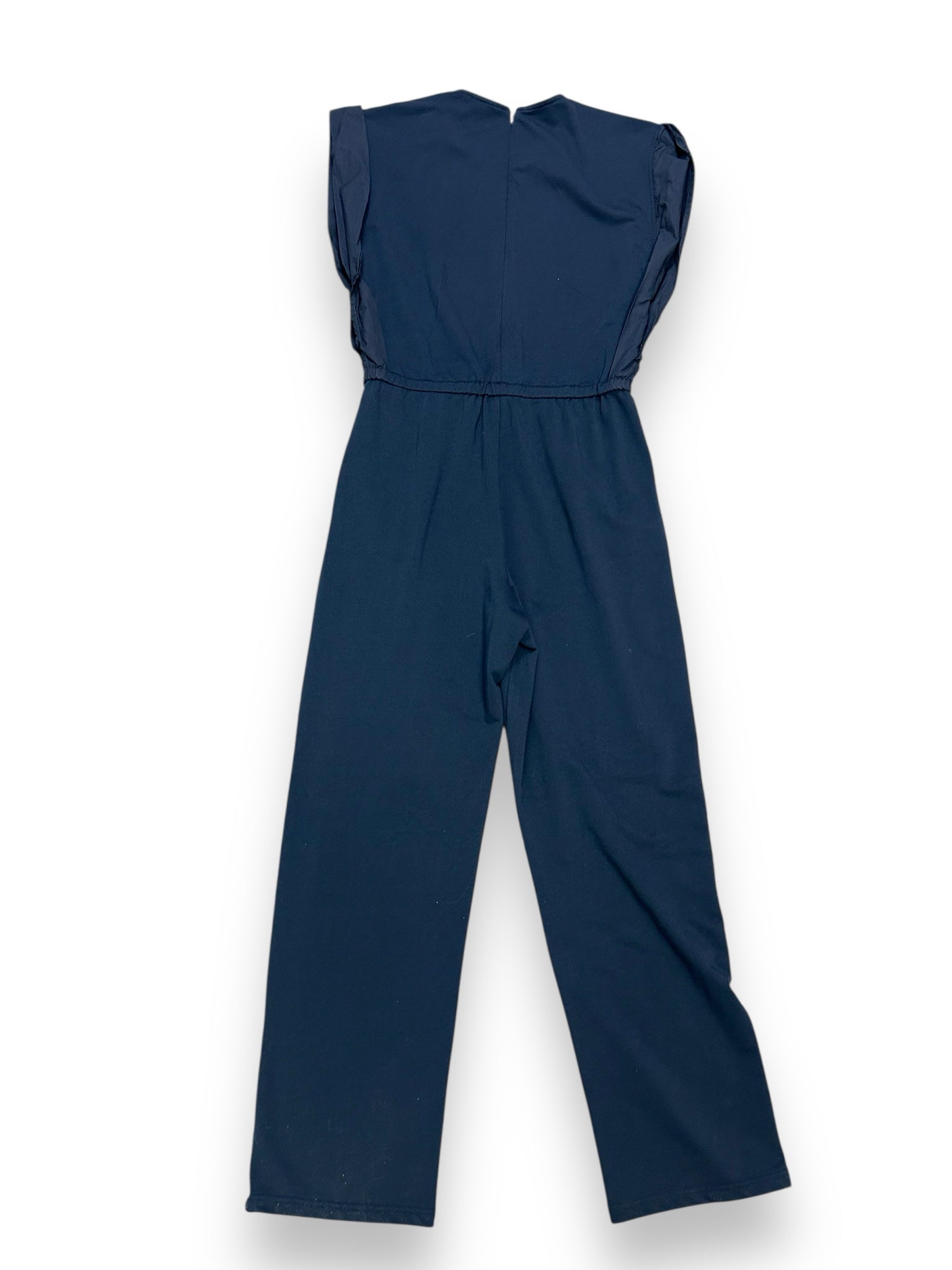 NWT ANTHROPOLOGIE WEA ARE SUNDAYS NAVY COLLIER JUMPSUIT SIZE LARGE
