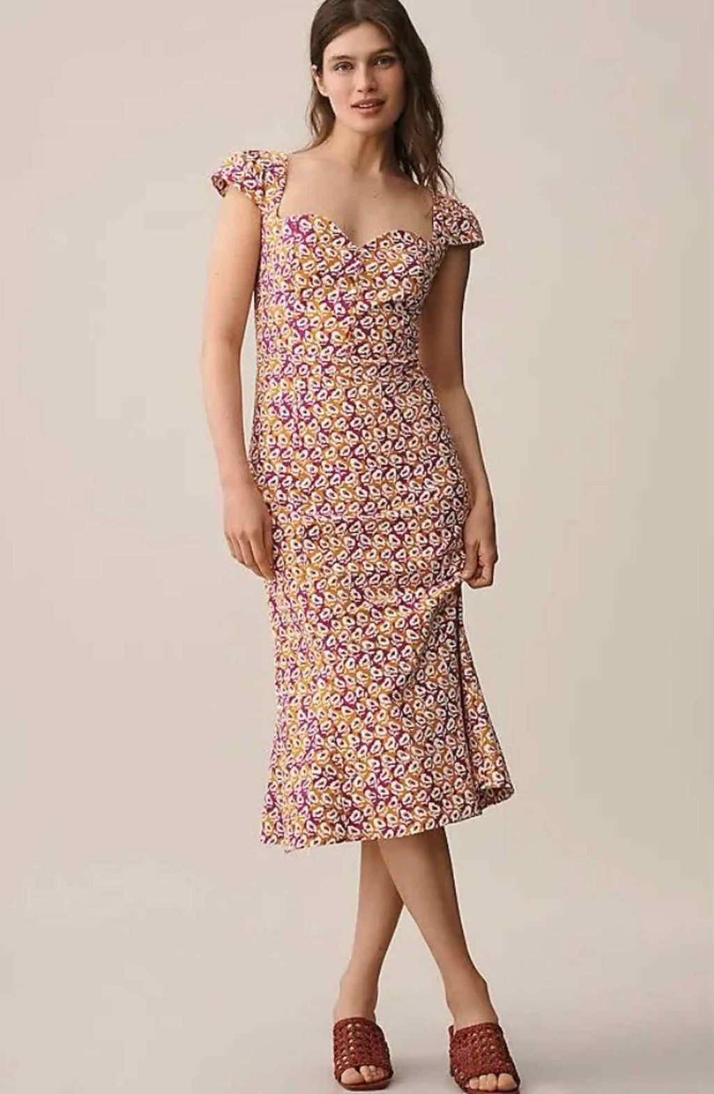 MAEVE NWT CECILY FIT & FLARE SWEETHEART SIZE: S