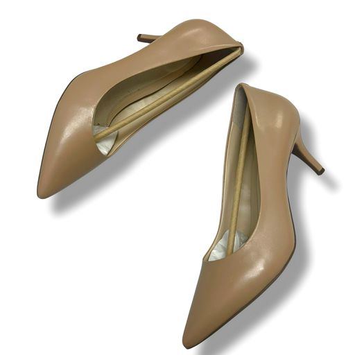 NEW! COLE HAAN GOTO PARK PUMP 65MM BRUSHED LEATHER NUDE SIZE 9.5 - WEARHOUSE  CONSIGNMENT