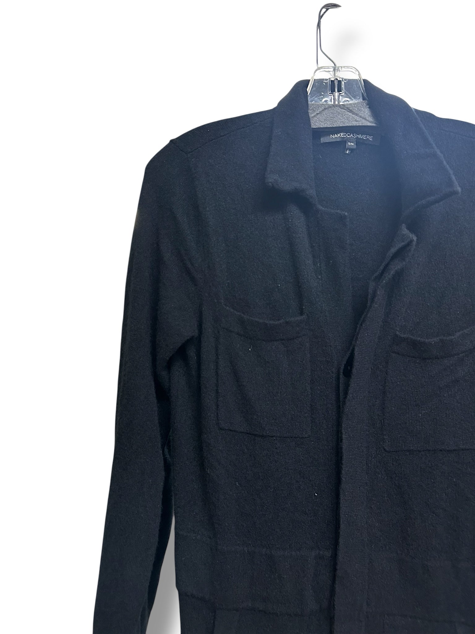 NAKED CASHMERE 100% CASHMERE BLACK  LOUNGE JUMPSUIT SIZE SMALL MEDIUM