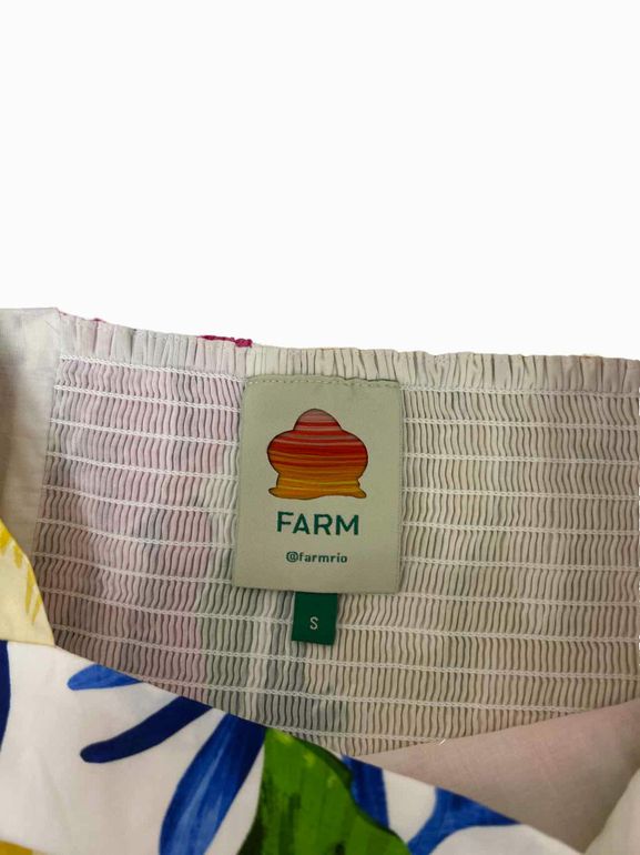 ANTHROPOLOGIE FARM RIO RAINBOW CHITA TOP SIZE: S