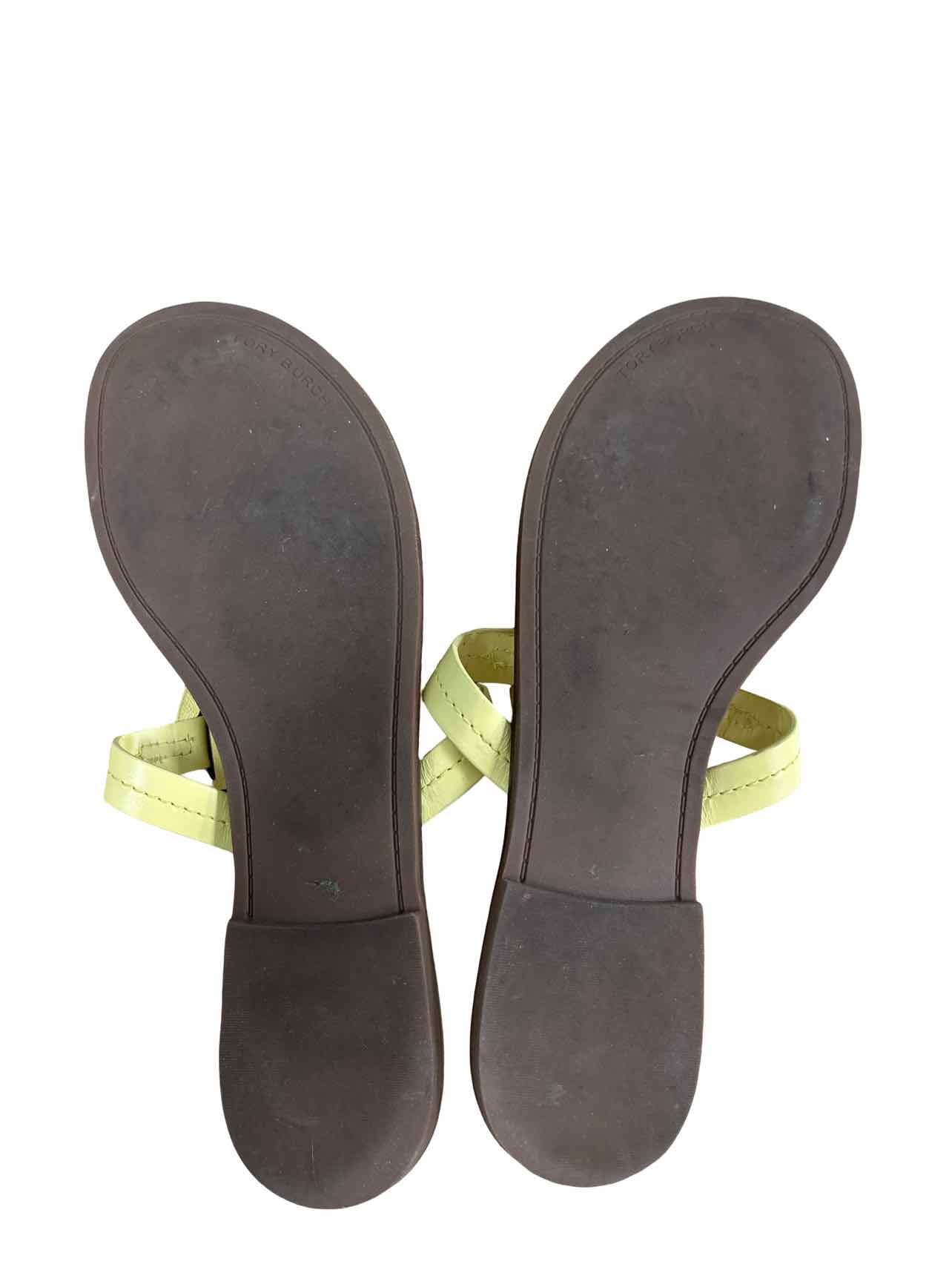 TORY BURCH LEATHER MILLER SANDAL SIZE: 8.5