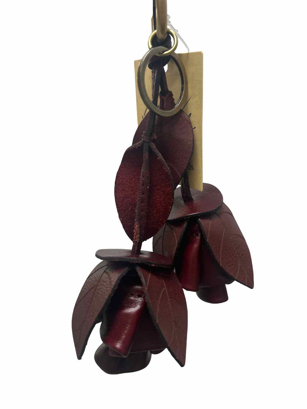 PATRICIA NASH NWT LEATHER LACED ROSE BAG CHARM