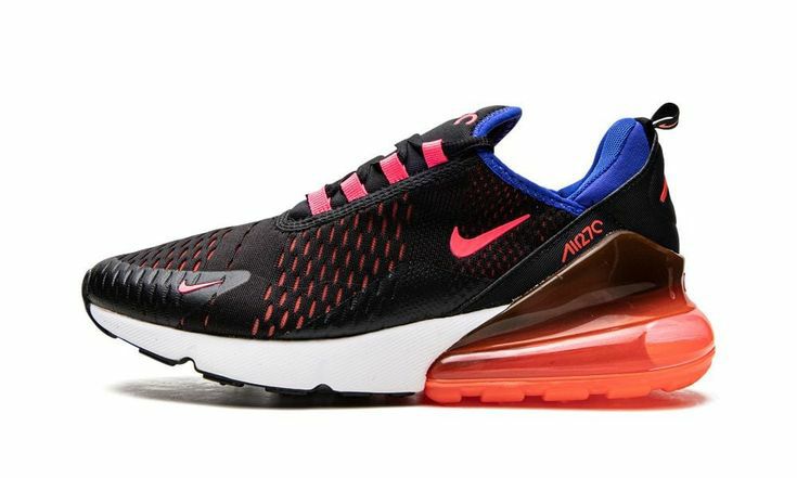 NIKE NIB AIR MAX 270 BRIGHT CRIMSON/RACER BLUE SIZE 11