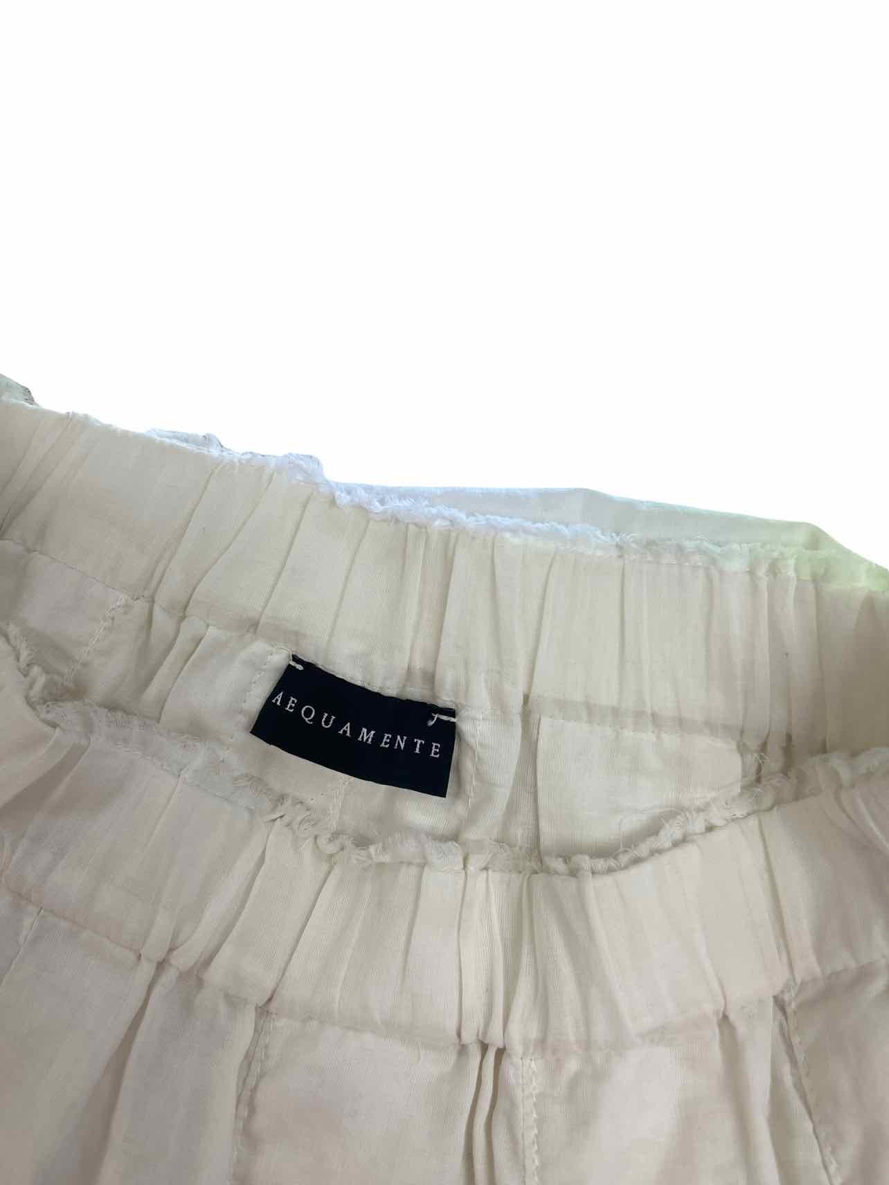 AEQUEMENTE COTTON CRINKLE SKIRT SIZE: S